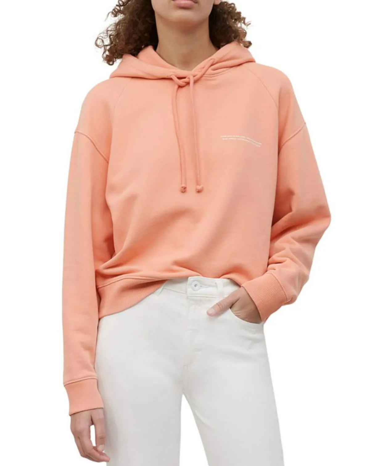 Marc O'Polo Sweats|Sweat à capuche Coton Bio rose