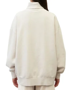 Marc O'Polo Pulls|Sweat col roulé molletonné écru