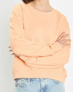 Marc O'Polo Sweats|Sweat Crew Neck Coton Bio orange clair