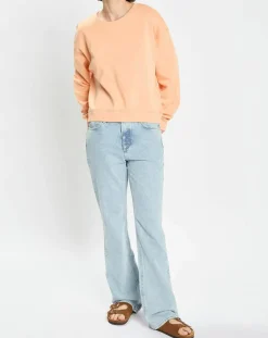 Marc O'Polo Sweats|Sweat Crew Neck Coton Bio orange clair
