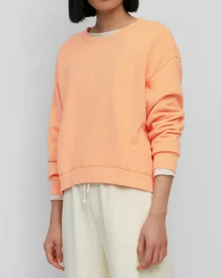 Marc O'Polo Sweats|Sweat Crew Neck Coton Bio orange clair