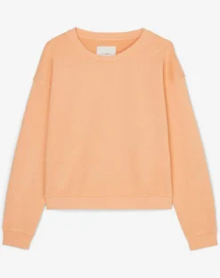 Marc O'Polo Sweats|Sweat Crew Neck Coton Bio orange clair