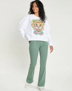 Manoush Sweats|Sweat Happy Holi blanc