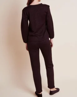 Le Chat Lingerie, Nuit|Sweat Maille Love noir