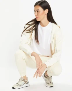 Galeries Lafayette Gilets Et Cardigans|Sweat zippé en Coton bio Mathalie à capuche écru