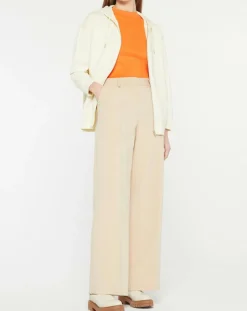 Galeries Lafayette Gilets Et Cardigans|Sweat zippé en Coton bio Mathalie à capuche écru