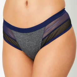 Huit Lingerie, Nuit|Tanga Sporty bleu marine