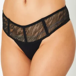 Huit Lingerie, Nuit|Tanga Wild Thing noir