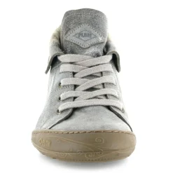 Palladium Baskets|Tennis montantes en Cuir argentées