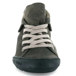 Palladium Baskets|Tennis montantes en Velours de Cuir gris foncé