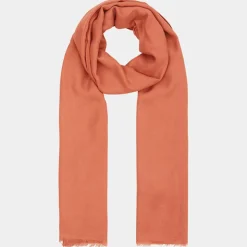 Galeries Lafayette Echarpes, Foulards|Étole Ecovero Af Swaggy F orange - 180x65 cm