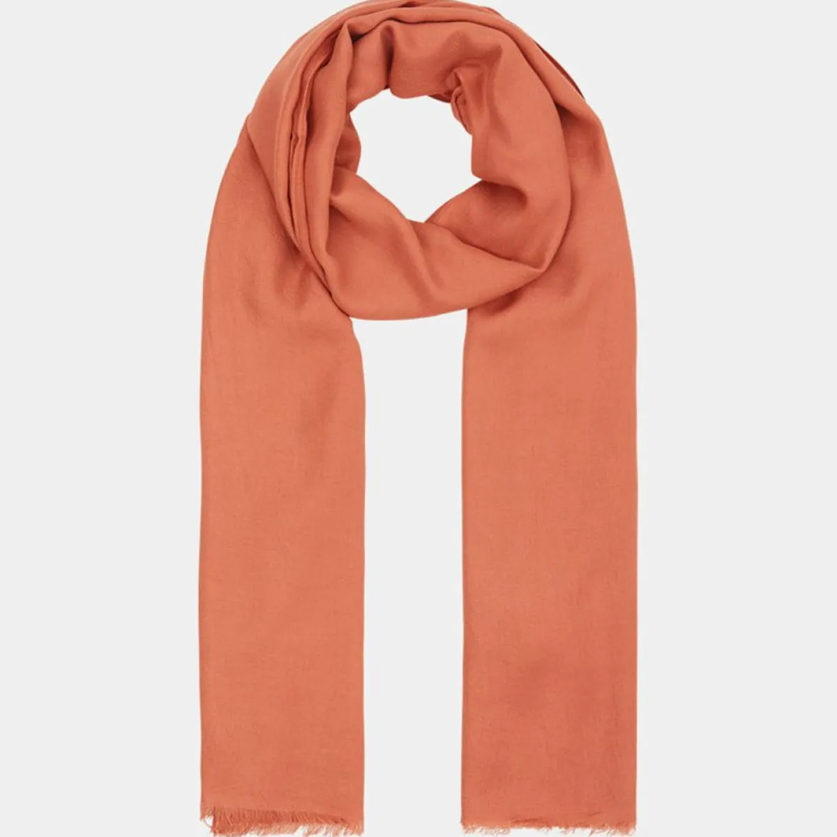 Galeries Lafayette Echarpes, Foulards|Étole Ecovero Af Swaggy F orange - 180x65 cm