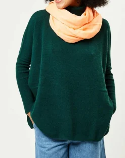 Galeries Lafayette Echarpes, Foulards|Étole Foil orange clair - 180x87 cm