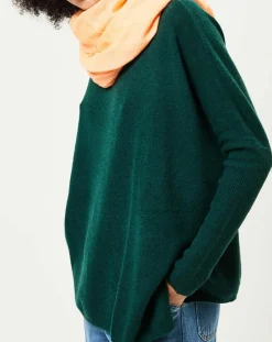 Galeries Lafayette Echarpes, Foulards|Étole Foil orange clair - 180x87 cm