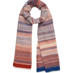 Petrusse Echarpes, Foulards|Étole Horizons orange - 70x200 cm