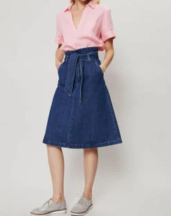 J.Crew Tops Et Blouses|Top 100% Lin Ranita Popover rose