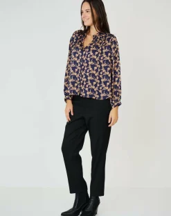 See u Soon Tops Et Blouses|Top Agathe bleu