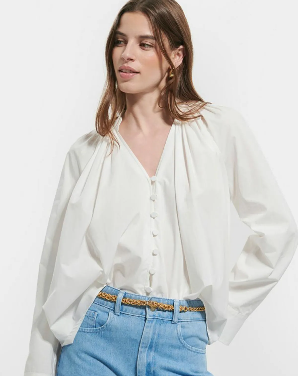 Zapa Tops Et Blouses|Top Baora ecru