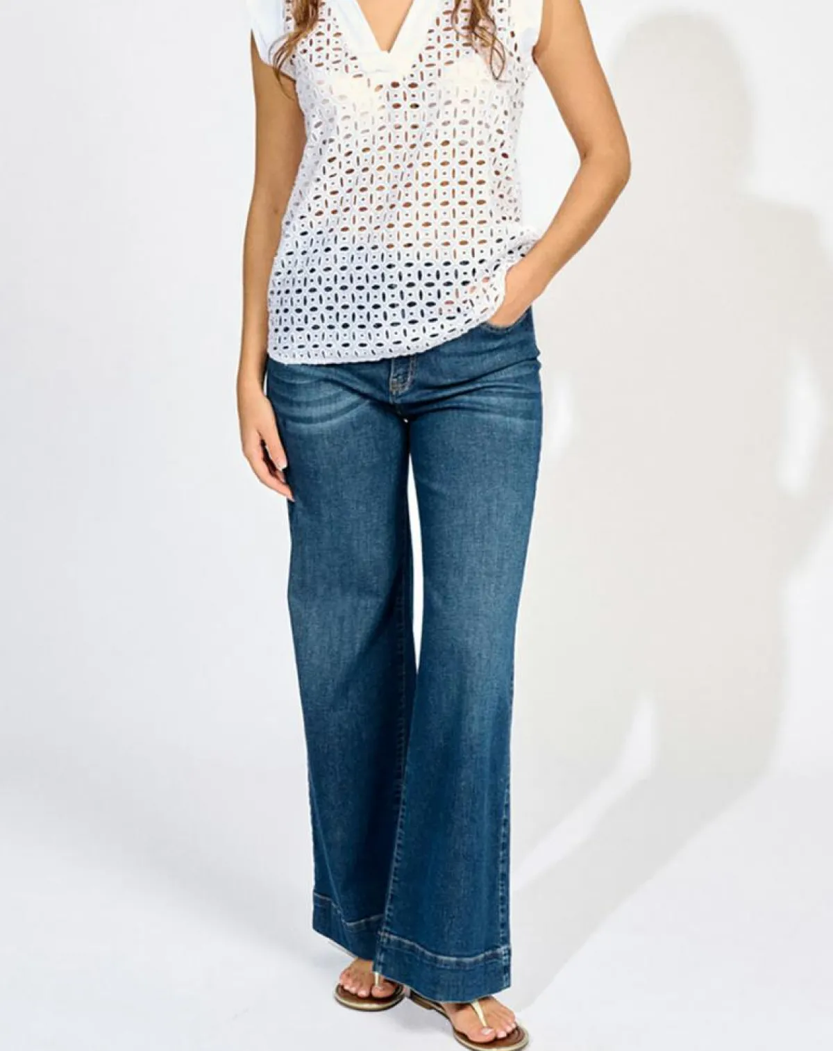 Lauren Vidal Tops Et Blouses|Top Bobbie blanc