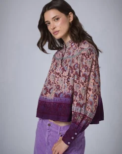 Manoush Tops Et Blouses|Top Bohemian Hindi camel