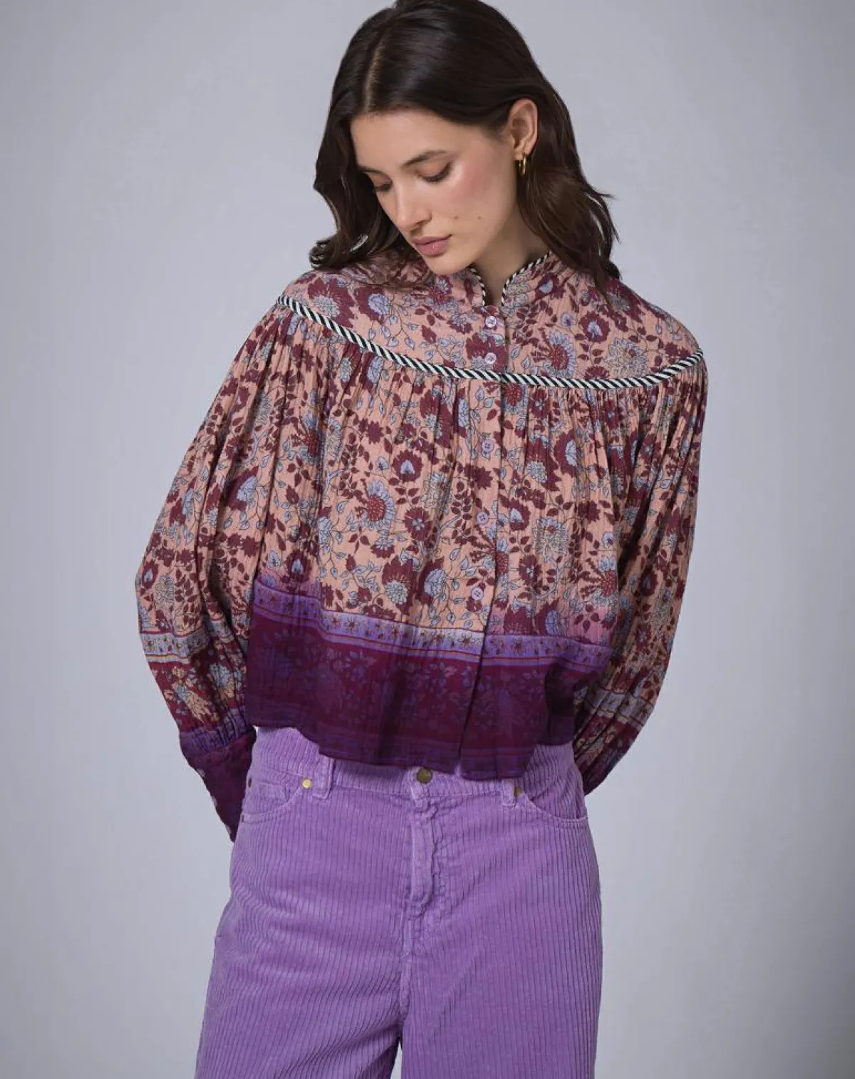 Manoush Tops Et Blouses|Top Bohemian Hindi camel