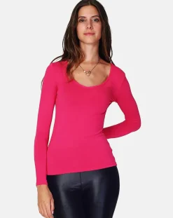 Assuili Tops Et Blouses|Top Cassy cerise