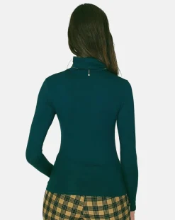 Assuili Tops Et Blouses|Top Col Roulé Pauline vert gazon