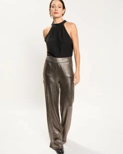 Lauren Vidal Tops Et Blouses|Top Colbie noir