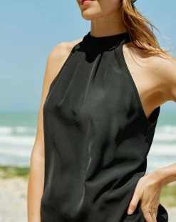 Lauren Vidal Tops Et Blouses|Top Colbie noir