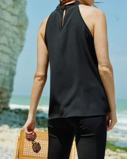 Lauren Vidal Tops Et Blouses|Top Colbie noir