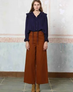 See u Soon Tops Et Blouses|Top en Coton & Lin Inaya violet