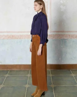 See u Soon Tops Et Blouses|Top en Coton & Lin Sarra violet