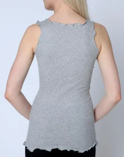 Mare Lingerie, Nuit|Top en Coton larges bretelles gris