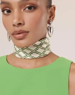 Tara Jarmon Tops Et Blouses|Top en crêpe vert