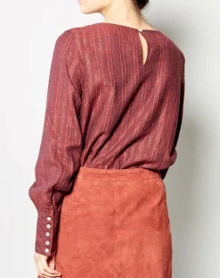 Karl Marc John Tops Et Blouses|Top en Lin mélangé Flaubert terracotta