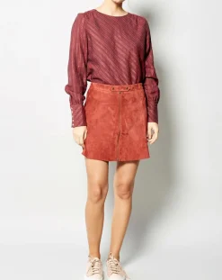 Karl Marc John Tops Et Blouses|Top en Lin mélangé Flaubert terracotta