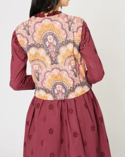 Manoush Tops Et Blouses|Top en maille Fall Torsade imprimé rose/multicolore