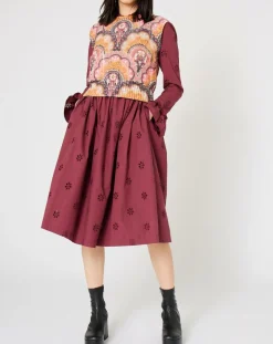 Manoush Tops Et Blouses|Top en maille Fall Torsade imprimé rose/multicolore