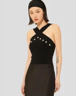 Tara Jarmon Tops Et Blouses|Top en maille Prana noir