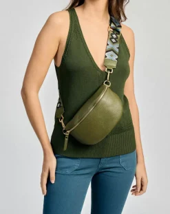 Lauren Vidal Tops Et Blouses|Top en Maille Teva sauge