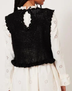 Manoush Tops Et Blouses|Top en maille Twiggy noir