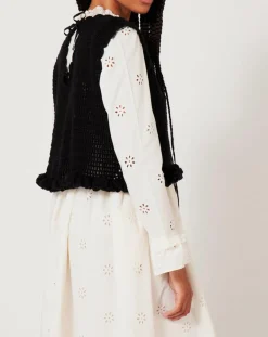 Manoush Tops Et Blouses|Top en maille Twiggy noir