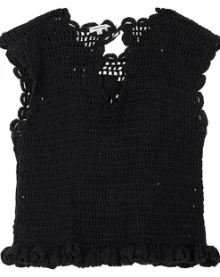 Manoush Tops Et Blouses|Top en maille Twiggy noir