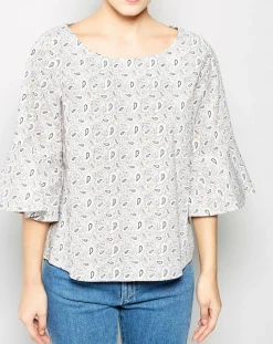Karl Marc John Tops Et Blouses|Top French en Coton ample crème