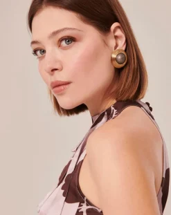 Tara Jarmon Tops Et Blouses|Top imprimé fleuri en satin parme