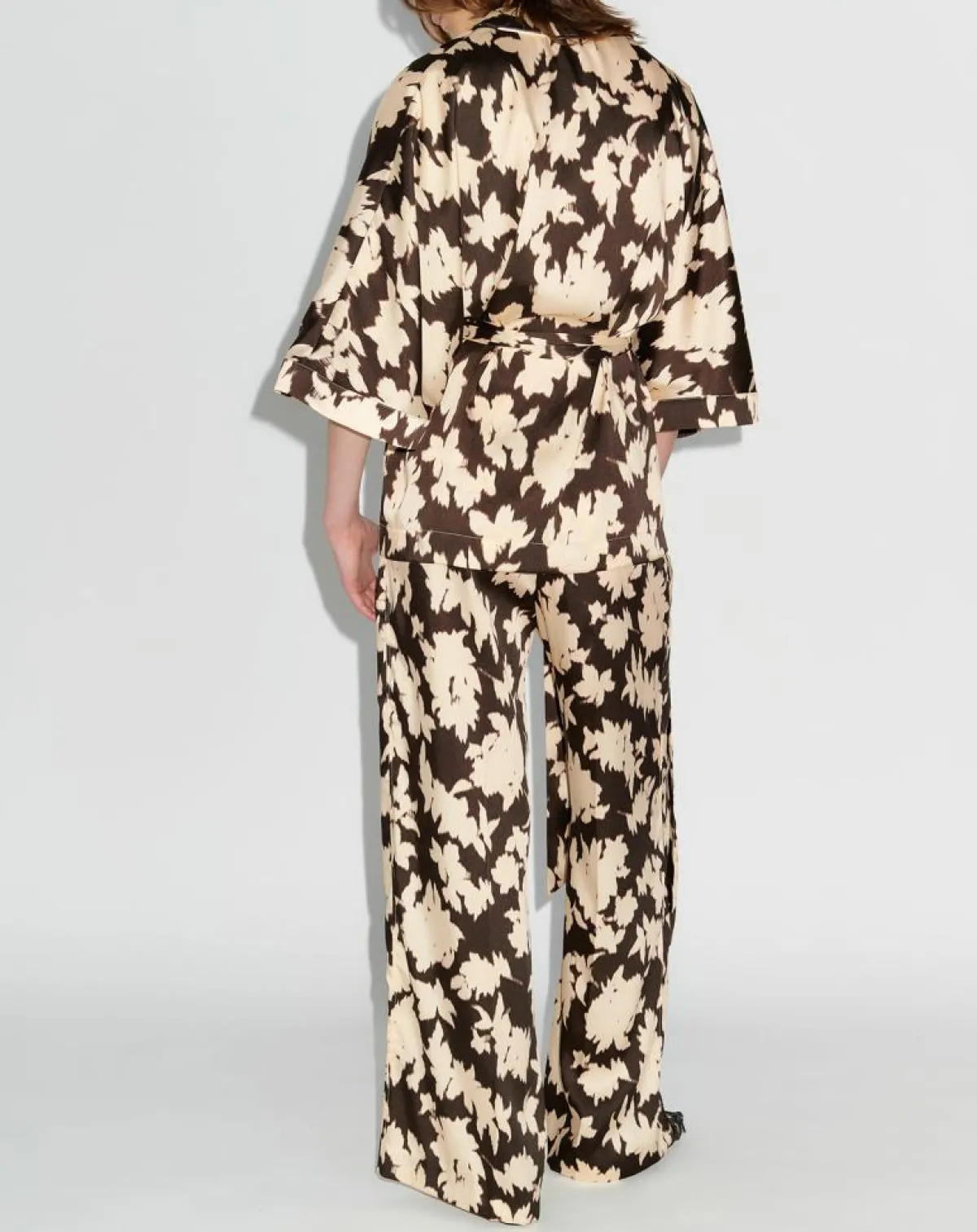 Zapa Tops Et Blouses|Top Kimono fluide Vieran chocolat