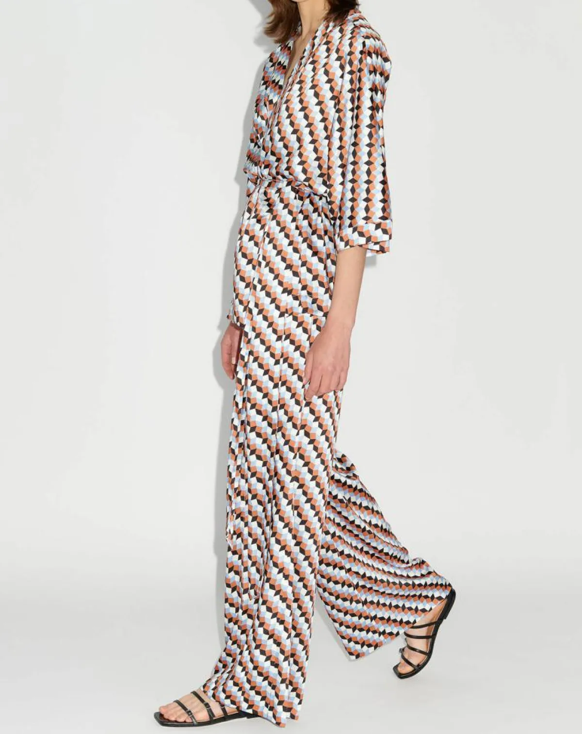 Zapa Tops Et Blouses|Top Kimono fluide Vieran imprimé multicolore