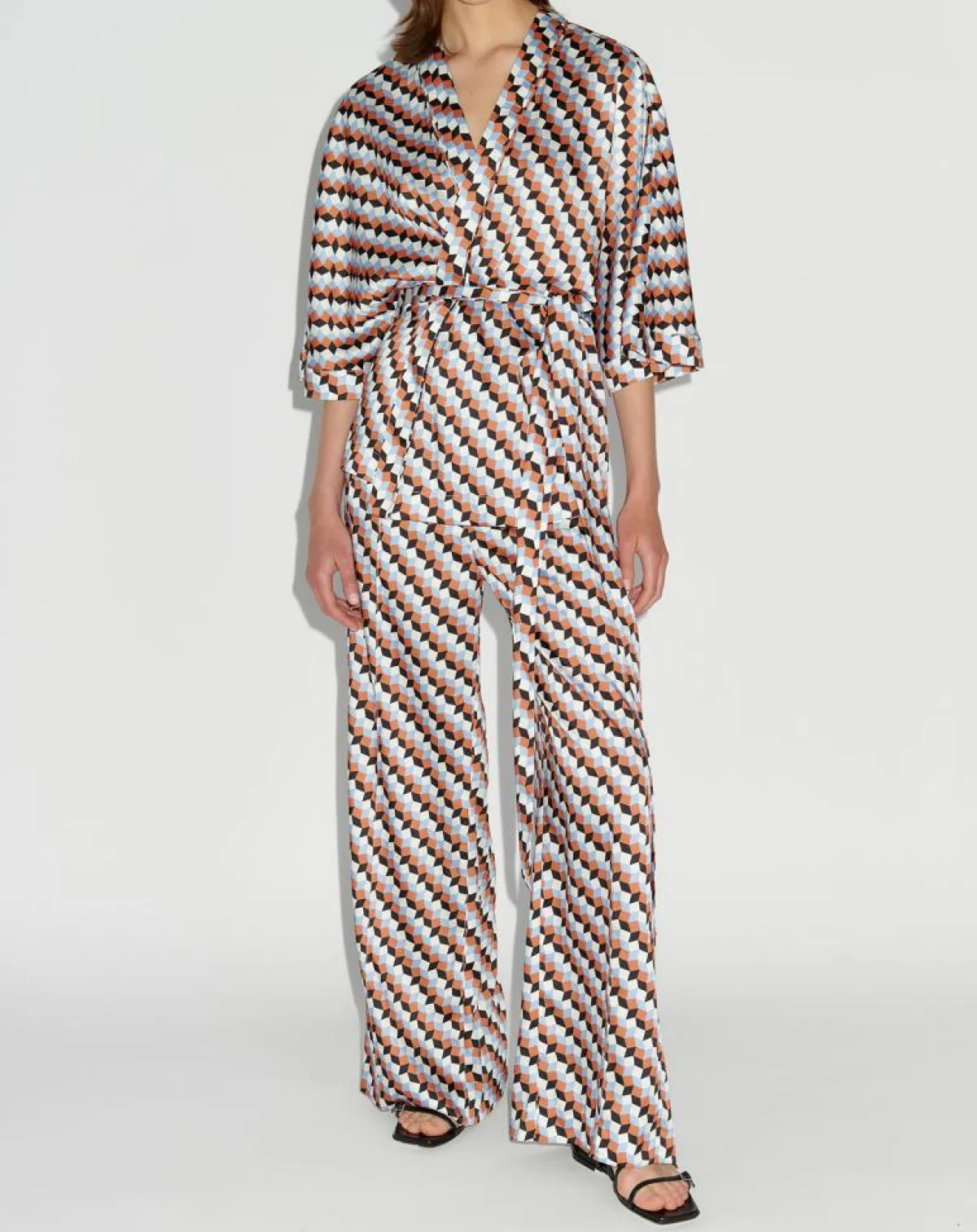 Zapa Tops Et Blouses|Top Kimono fluide Vieran imprimé multicolore