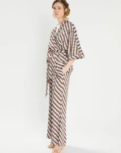 Zapa Tops Et Blouses|Top Kimono fluide Vieran imprimé multicolore