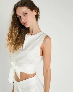 The Korner Tops Et Blouses|Top Laurence blanc